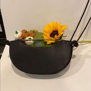 BIJOUX TERNER SATIN CLUTCH WITH SHOULDER STRAP!!